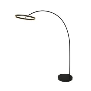 Lucande Lucande Yekta LED oblouková stojací lampa, černá
