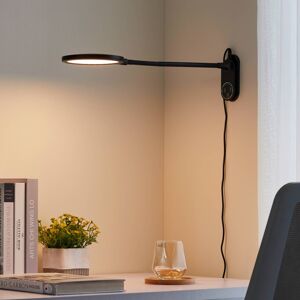 Lindby Lindby Valtaria LED stolní lampa, CCT, černá