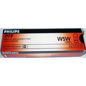Philips 13961CP W5W W2,1x9,5D T10 24V 5W