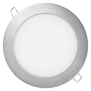 EMOS LED panel 175mm, kruhový vestavný stříbrný, 12W neutr. bílá 1540121270