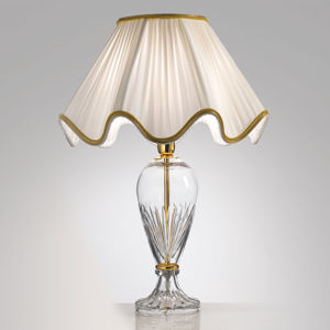 Cremasco Stolní lampa Belle Epoque, 50 cm zlatá