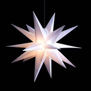 STERNTALER LED hvězda venkovní, 18cípá hvězda, bílá, Ø 55 cm