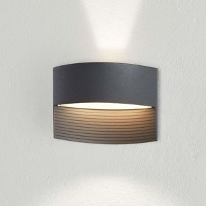 Eco-Light Venkovní nástěnné LED svítidlo Lotus, antracitová