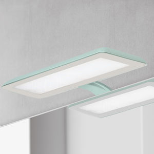 Ebir LED osvětlení zrcadla Nikita, akvamarín/šedá