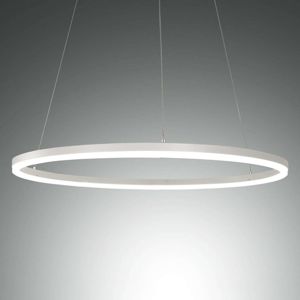 Fabas Luce LED závěsné světlo Giotto, jednožárovkové, bílé