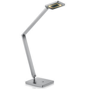 Knapstein LED stolní lampa Space s dotykovým stmívačem nikl