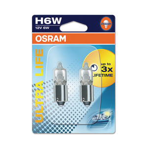 Osram Ultra Life H6W BAX9s 12V 6W 4052899419681