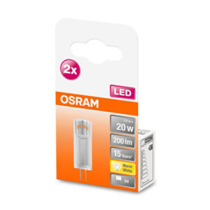 OSRAM OSRAM LED pinová žárovka G4 1,8W 2 700 K čirá 2ks