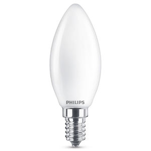 Philips LED svíčka E14 B35 4,3 W 827 opál