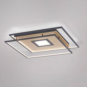 Lucande Lucande Jirya LED stropní světlo, CCT, černá