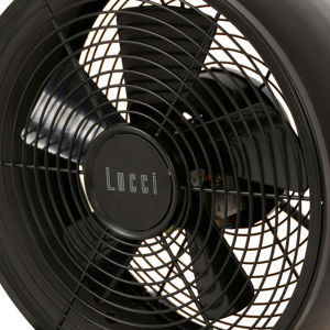 Beacon International Stolní ventilátor Breeze Ø 20 cm, černý/jasan