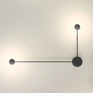 Vibia Vibia Pin - 2zdrojové LED nástěnné světlo černé