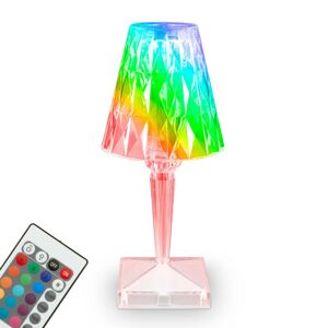 BRILONER LED nabíjecí stolní lampa, 25,5 cm, 2,3W, 65lm transparentní BRILO 7464010