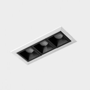 KOHL LIGHTING KOHL-Lighting NSES zapuštěné svítidlo s rámečkem 105x45 mm bílá-černá 6 W CRI 90 3000K Non-Dimm