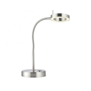 PAUL NEUHAUS LED stolní lampa stříbrná nastavitelné 3 krokové stmívání dotykovým stmívačem teplé bílé světlo 3000K PN 4181-55