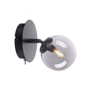 PAUL NEUHAUS LED nástěnné svítidlo, černá, G9-patice, jednoduchém designu, max. 3W MEDION 2700K