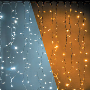 DecoLED LED světelná záclona - 1x1,5m, bi-color, 150 diod