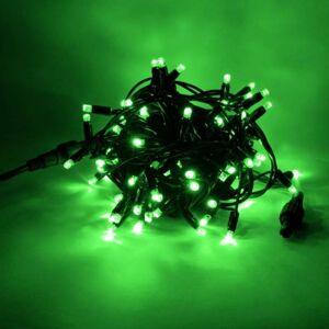 DecoLED LED světelný řetěz 5 m, zelená, 50 diod, IP67
