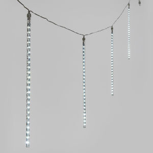 Exihand Řetěz padající kapky 46658, 10 trubic 50 cm LED studená bílá KONST