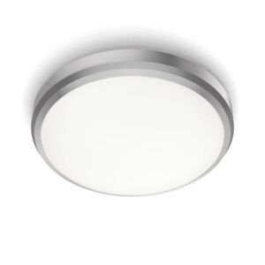 LED Koupelnové stropní přisazené svítidlo Philips DORIS CL257 8718699758844 6W 640lm 4000K IP44 22cm niklové