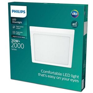 LED Stropní přisazené svítidlo Philips Magneos 8719514328792 20W 2000lm 2700K IP20 28,5cm hranaté bílé