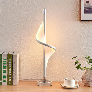 Lucande Lucande Edano LED stolní lampa spirálový tvar