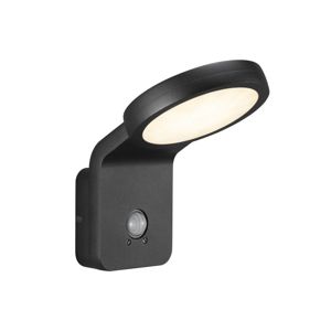 NORDLUX venkovní nástěnné svítidlo se senzorem Marina Flatline černá opál 46831003