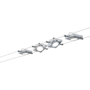 Paulmann Wire lankový systém Set MacLed LED 4x4W Matný chrom 941.07 P 94107