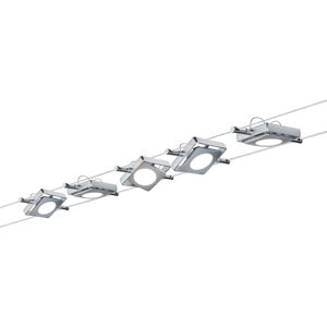 Paulmann Wire lankový systém Set MacLed LED 5x4W Matný chrom 941.08 P 94108