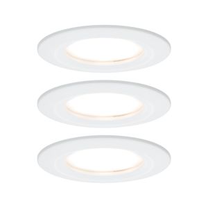 PAULMANN Vestavné svítidlo LED Nova kruhové 3x6,5W bílá mat nevýklopné 3-krokové-stmívatelné 934.96 P 93496