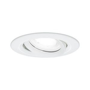 PAULMANN Vestavné svítidlo LED Nova Plus kruhové 1x6W GU10 bílá mat výklopné stmívatelné 936.72 P 93672